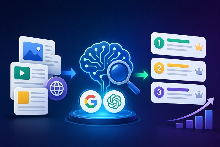 How AI Search Engines Rank Content (Google AI + ChatGPT Explained)
